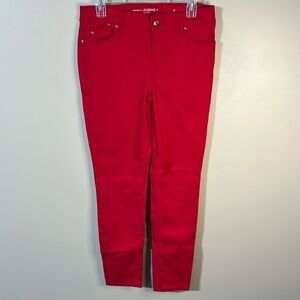 Chico’s Women’s Red Stretch Skinny Jeggings Jeans